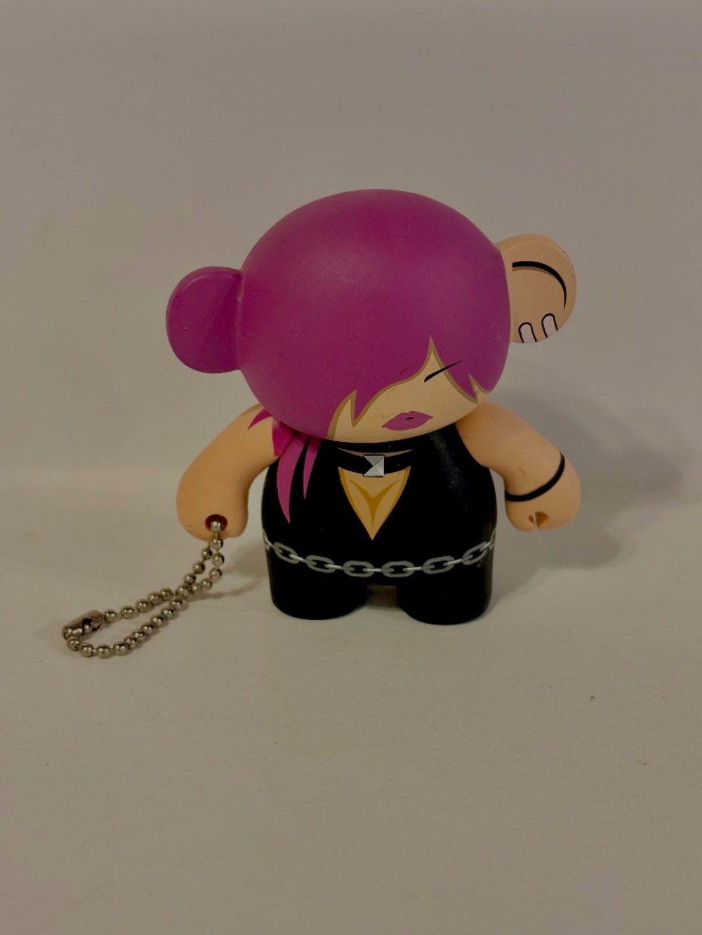 Punk Baby Punk Monskey Emo Girl Keychain Vinyl Figure Abell Octovan Artist Y2K